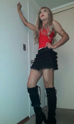 Alma Escort Travestis en Santiago |  Perversa trans alma full goloza con dpto discreto......, A pasos del metro u de chile arturo prat